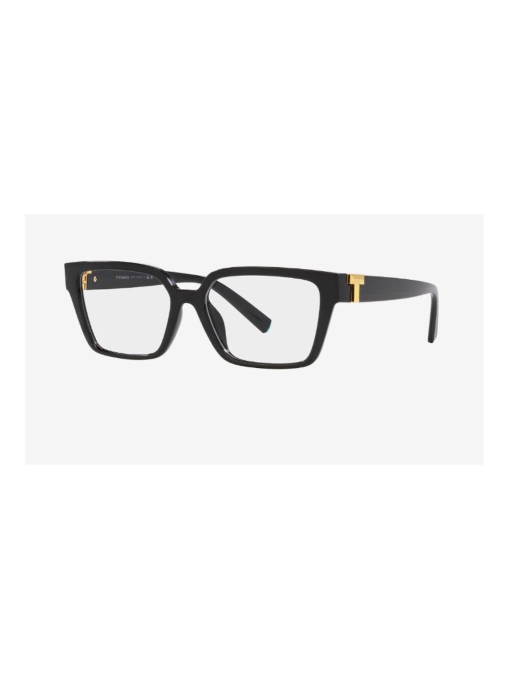 Tiffany Eyeglasses Glasses TF 2232U 8001 Gloss Black Gold Logo 55-16-140 w/case